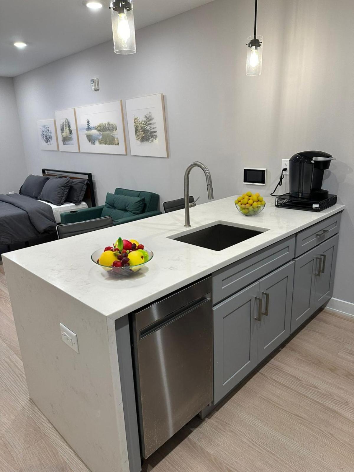 Luxury Stay For Nyc Visit Jersey City 7 Min Walk Nyc Train Station מראה חיצוני תמונה